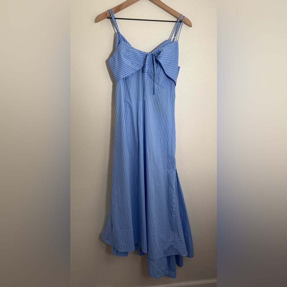 NWT En Saison Lilith Handkerchief-Hem Midi Dress Medium - Picture 5 of 11